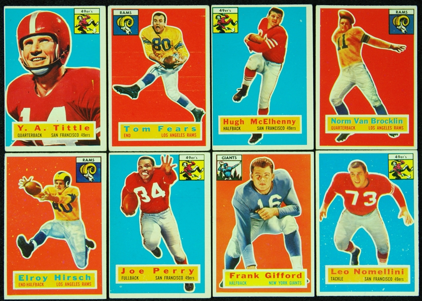 1956 Topps Football Partial Set (76/120)