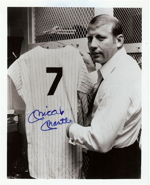 Mickey Mantle Signed 8x10 Photo (PSA/DNA)