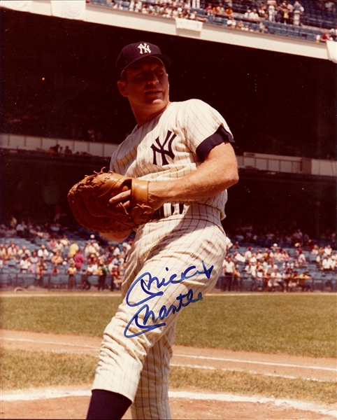 Mickey Mantle Signed 8x10 Photo (PSA/DNA)