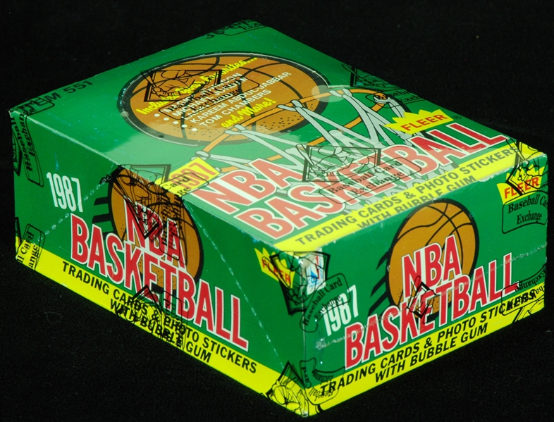 1987-88 Fleer Basketball Wax Box (36) (Fritsch/BBCE)