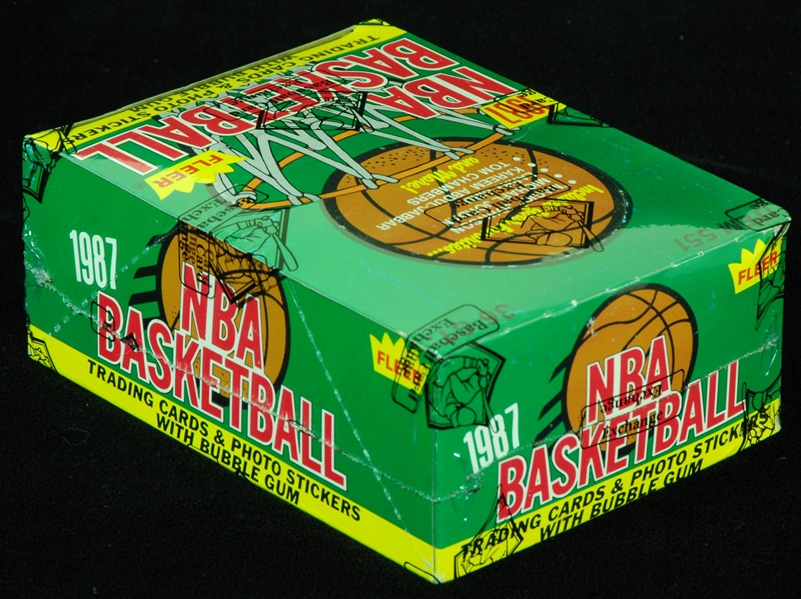 1987-88 Fleer Basketball Wax Box (36) (Fritsch/BBCE)