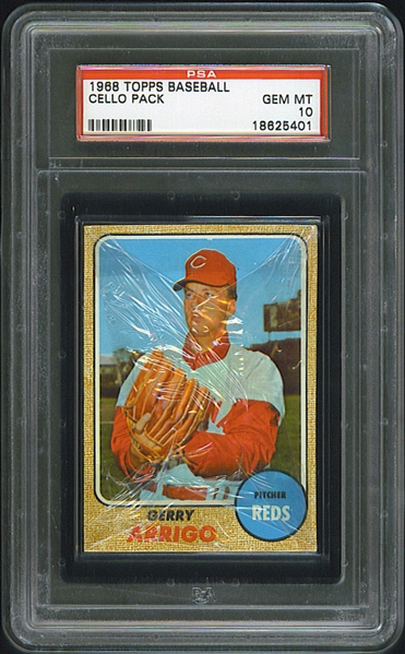 1968 Topps Baseball 4th Series Cello Pack (Graded PSA 10)