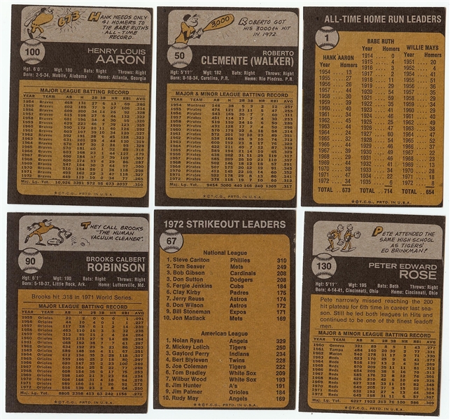 1973 Topps Baseball High-Grade First Series (132)