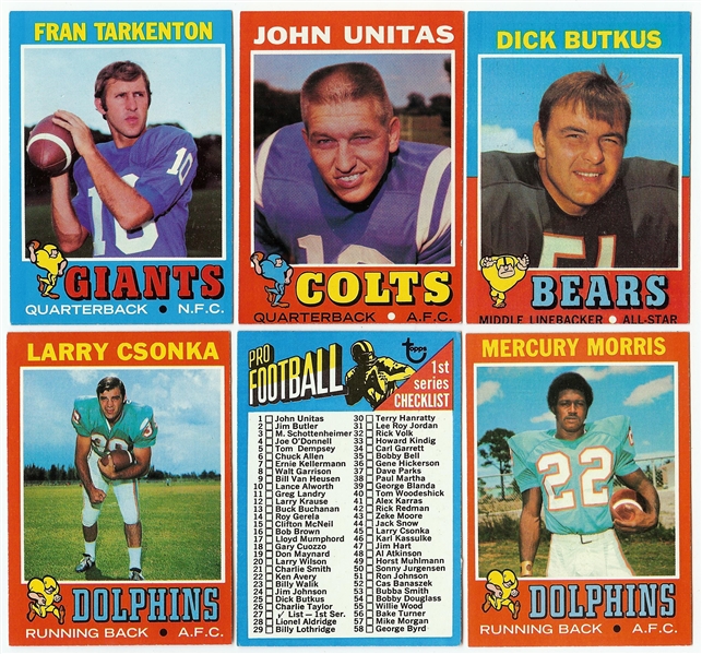 1971 Topps Football First Series (132)