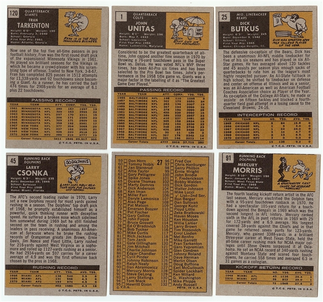 1971 Topps Football First Series (132)