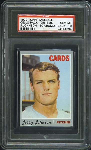 1970 Topps Baseball 2nd Series Cello Pack (Graded PSA 10)