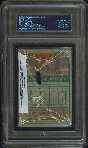 1975 Topps Baseball Cello Pack (Graded PSA 10)