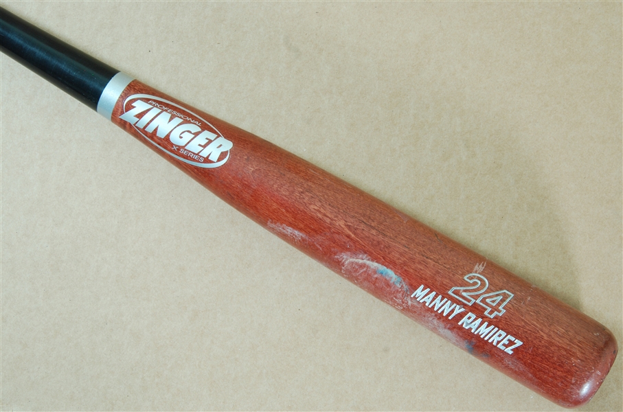 Manny Ramirez Game-Used Zinger Bat