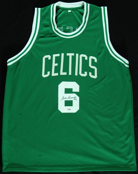 Bill Russell Signed Celtics Green Jersey (PSA/DNA)