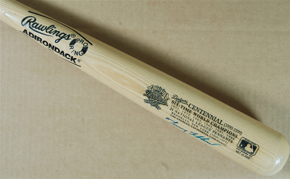 Brooklyn Dodgers Multi-Signed Rawlings Centennial Bat (3)