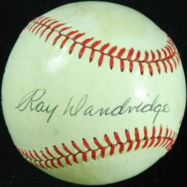 Ray Dandridge Single-Signed ONL Baseball