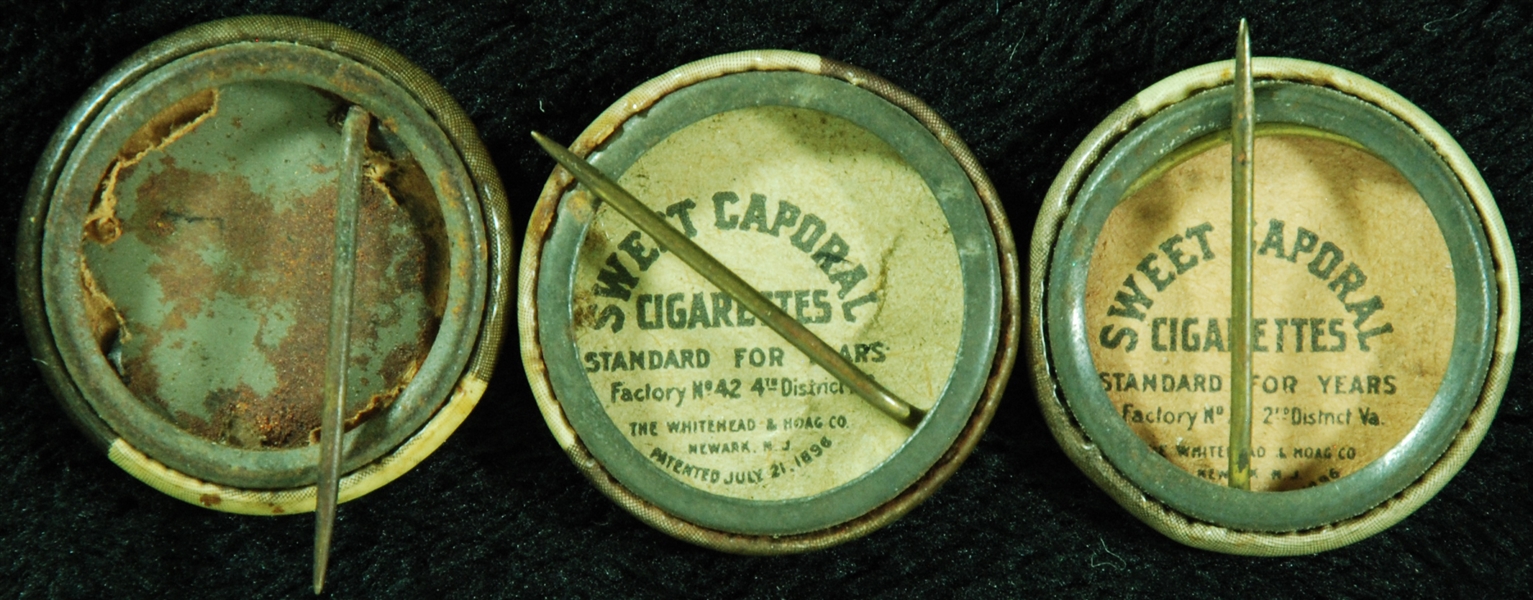 1910-12 Sweet Caporal Pins (P2) Group (3)