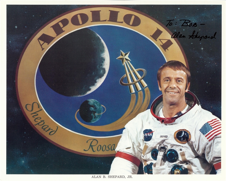 Alan Shepard Signed 8x10 NASA Photo (PSA/DNA) 