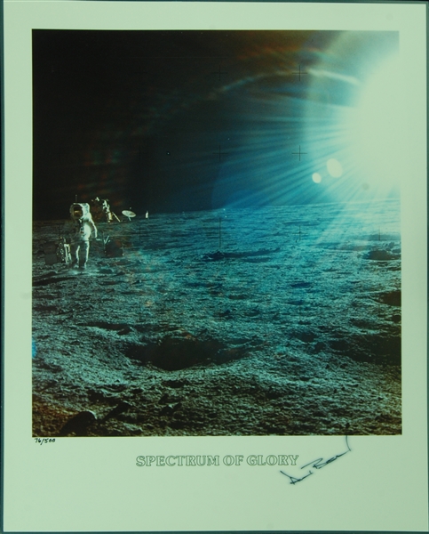 Alan Bean Signed Spectrum of Glory 16x20 Photo (76/500) (PSA/DNA) 