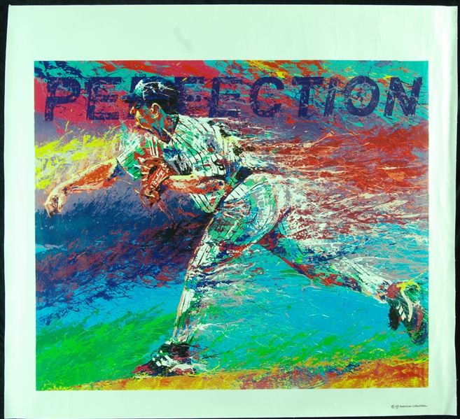 David Cone Perfection Canvas Giclee by Bill Lopa