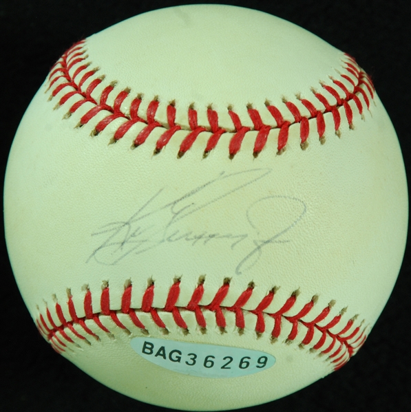 Ken Griffey Jr. Single-Signed OML Baseball (UDA)