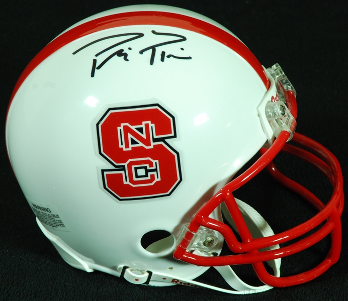 Philip Rivers Signed NC State Mini-Helmet (PSA/DNA) 