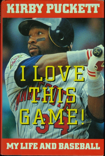 Kirby Puckett Signed I Love This Game! Book (PSA/DNA) 