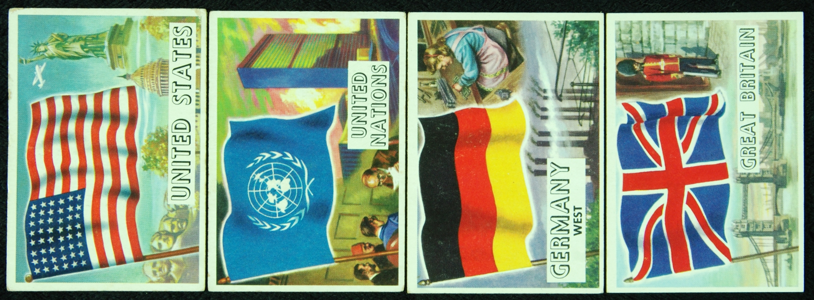 1956 Flags of the World Complete Set (80)