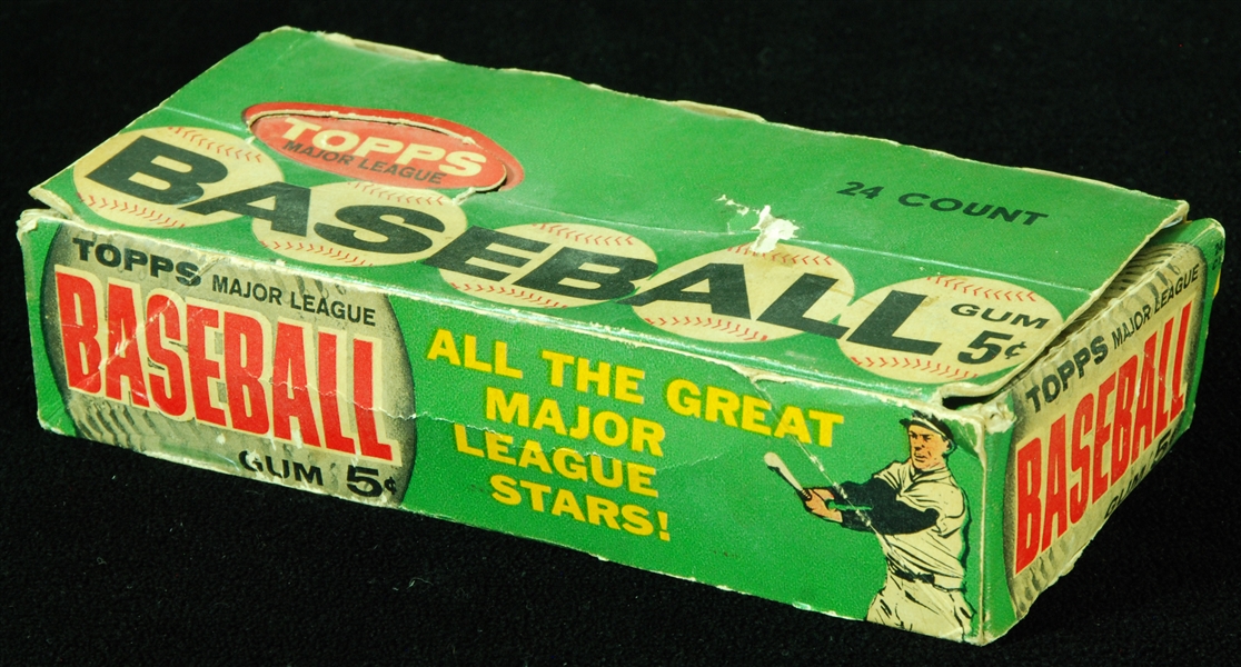 1962 Topps Baseball Empty Display Box