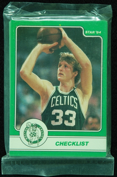 1984-85 Star Co. Larry Bird Complete Set in Sealed Bag