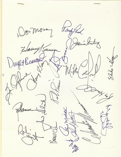 1982 Milwaukee Brewers Team-Signed Sheet (21)