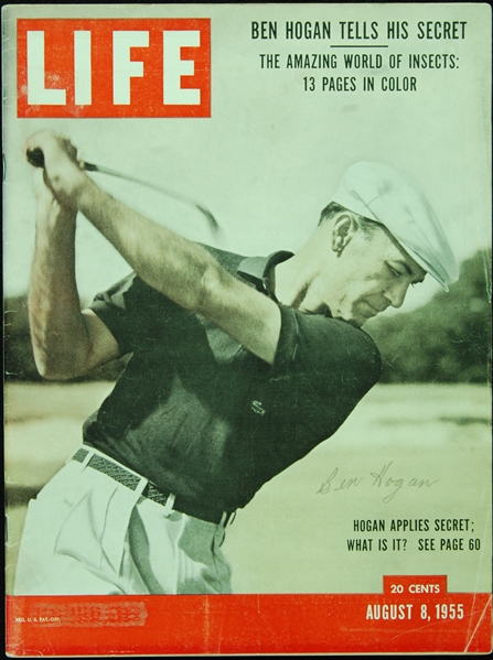 Ben Hogan Signed LIFE Magazine (1955) (PSA/DNA)