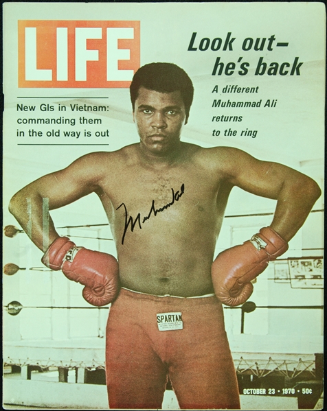 Muhammad Ali Signed LIFE Magazine (1970) (PSA/DNA)