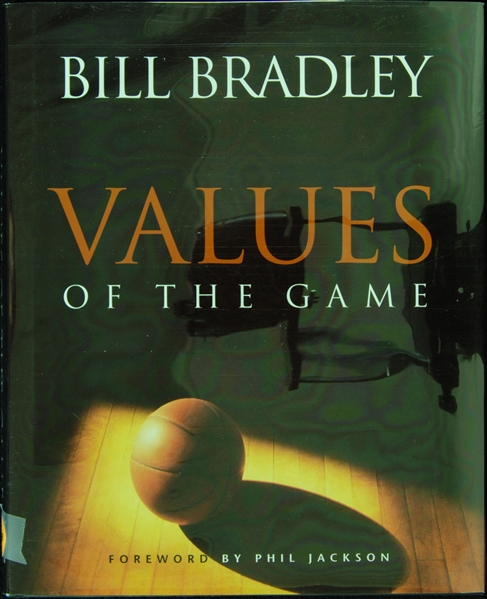 Bill Bradley Signed Values of the Game Book (PSA/DNA)