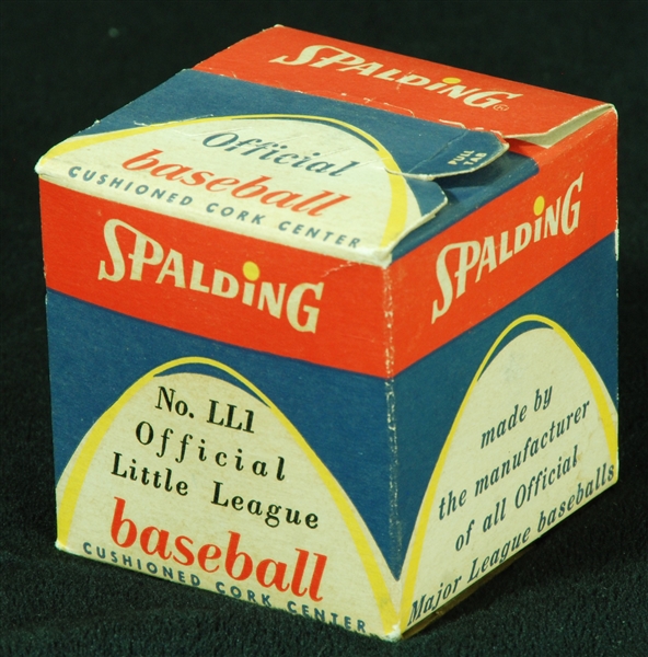 1950s Spalding Official Little League Baseball in Sealed Box