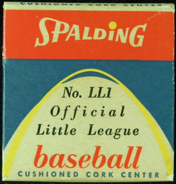 1950s Spalding Official Little League Baseball in Sealed Box