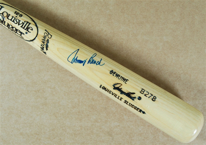 Johnny Bench Signed Louisville Slugger Game Model Bat (PSA/DNA)