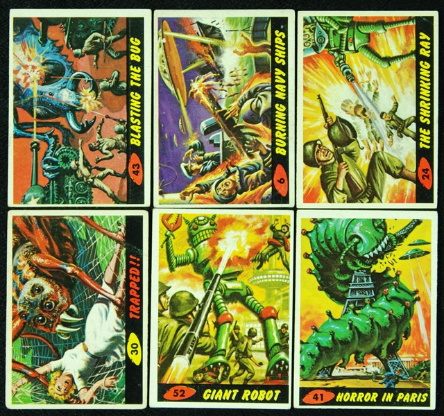 1962 Topps Mars Attacks Nonsport Grouping (30)