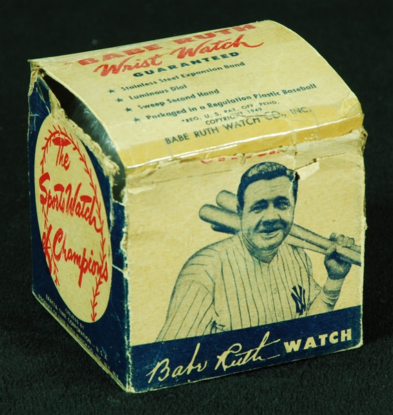 1949 Babe Ruth Exacta Character Watch Display Box