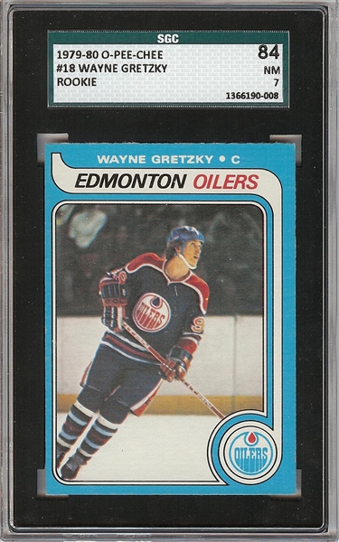 1979-80 O-Pee-Chee Wayne Gretzky RC No. 18 SGC 7