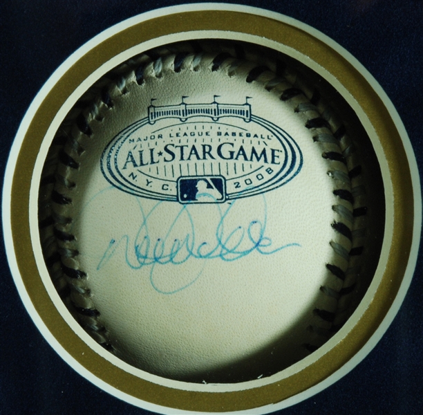 Derek Jeter Single-Signed 2008 All-Star Game Baseball in Shadowbox (Steiner)