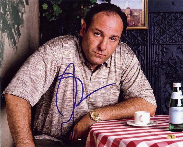 James Gandolfini Signed 8x10 Photo (PSA/DNA)