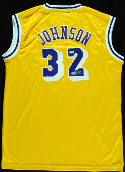 Magic Johnson Signed Lakers Jersey (PSA/DNA)