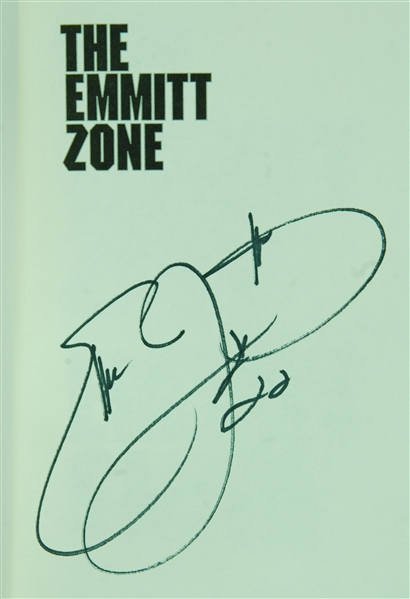 Emmitt Smith Signed The Emmitt Zone Book (JSA)