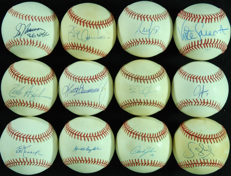 New York Mets Single-Signed Baseballs (12)