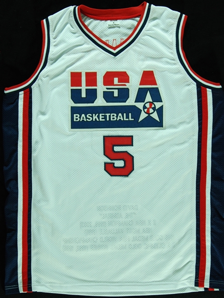 David Robinson Signed USA Basketball Jersey (MAB) (PSA/DNA)