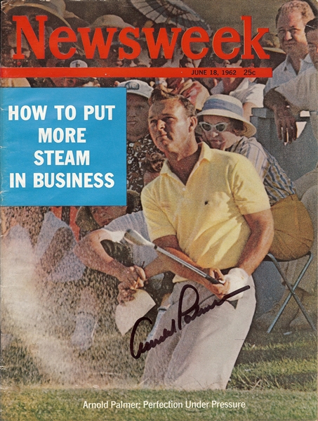 Arnold Palmer Signed Newsweek Magazine (1962) (PSA/DNA)