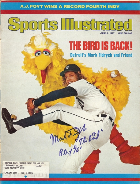 Mark Fidrych Signed Sports Illustrated Magazine (1977) (PSA/DNA)