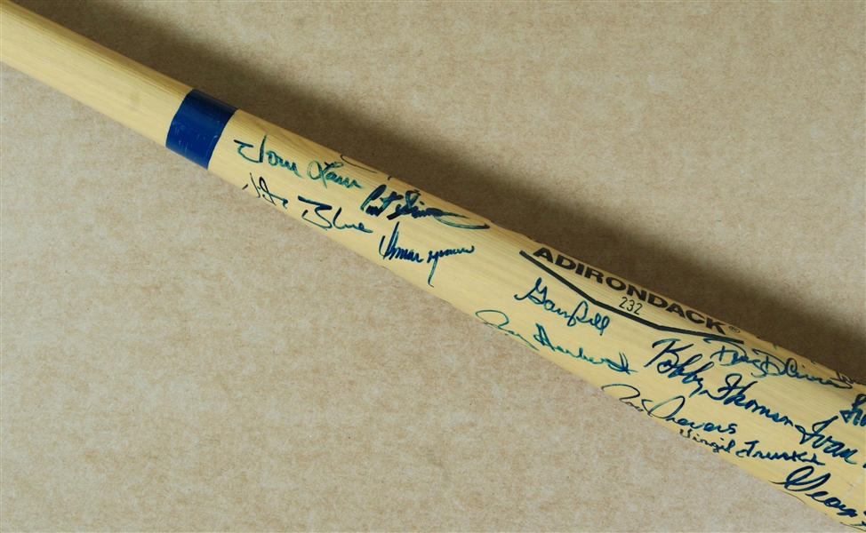 HOFers & Stars Multi-Signed Rawlings Bat (35) (JSA)