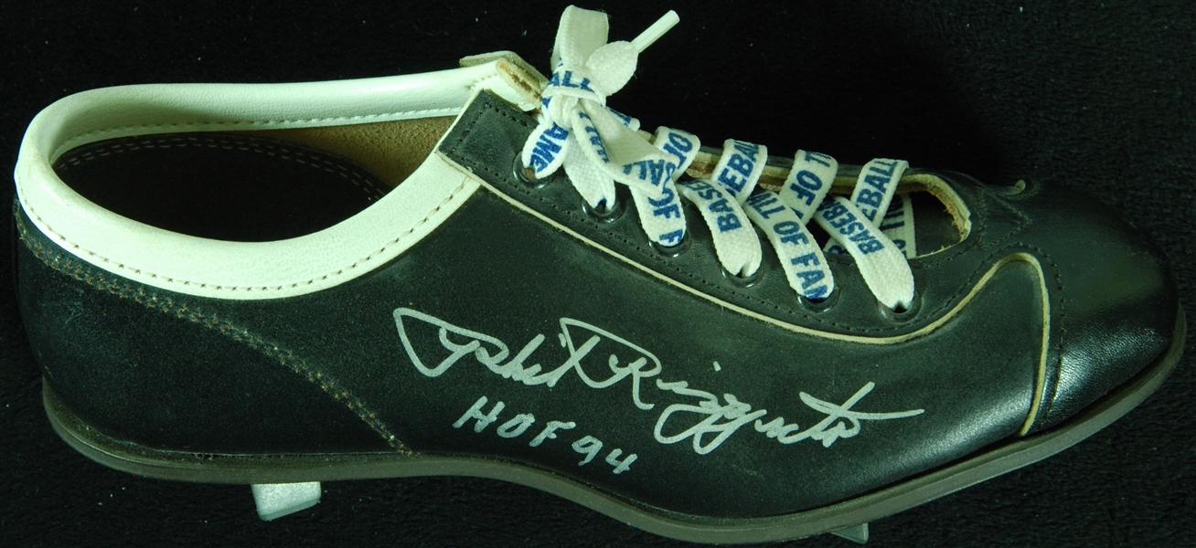 Phil Rizzuto Signed Baseball Cleat HOF 94 (PSA/DNA)