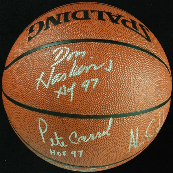 HOF Class of 1997 Multi-Signed Spalding Basketball (7)