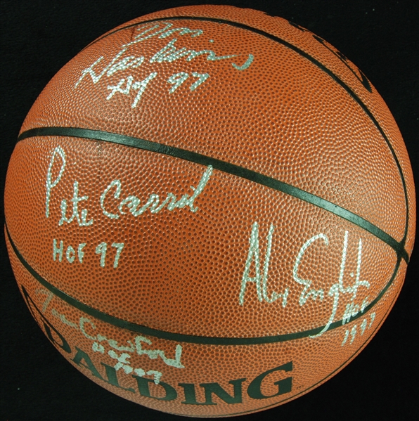 HOF Class of 1997 Multi-Signed Spalding Basketball (7)