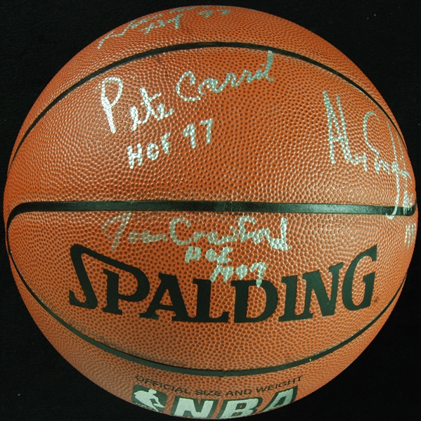 HOF Class of 1997 Multi-Signed Spalding Basketball (7)