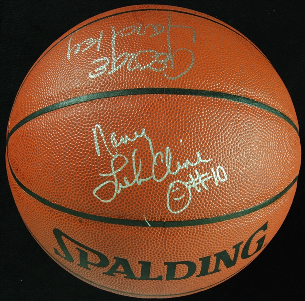 HOF Class of 1996 Multi-Signed Spalding Basketball (5)