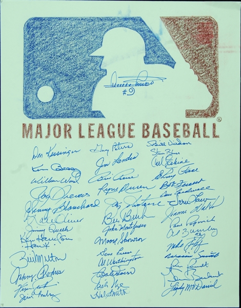 Multi-Signed MLB 11x14 Logo (41)